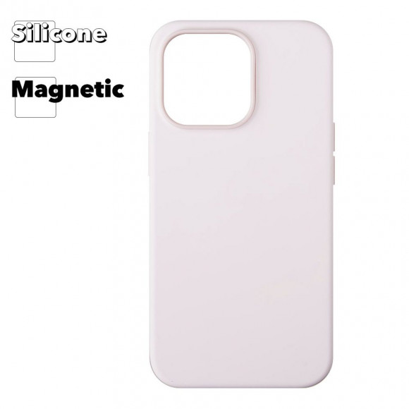 Силиконовый чехол для iPhone 13 Pro "Silicone Case" with MagSafe (Chalk Pink)