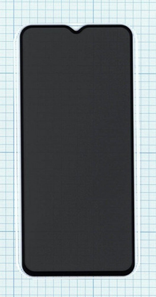 Защитное стекло Privacy "Анти-шпион" для Samsung Galaxy M12 (M127F)