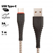 USB кабель Borofone BX25 Powerful Charging Data Cable For Type-C, черный