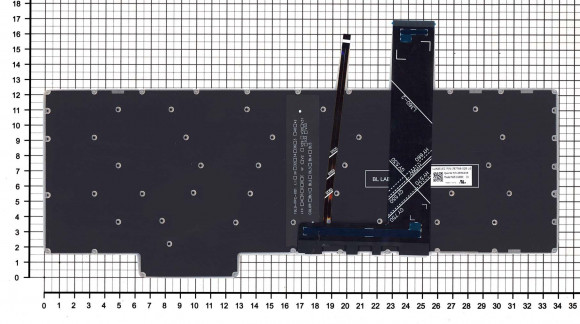 Клавиатура для ноутбука Lenovo IdeaPad Gaming 3-15ARH05, черная, белая подсветка Клавиатура для ноутбука Lenovo IdeaPad Gaming 3-15ARH05, черная, белая подсветка