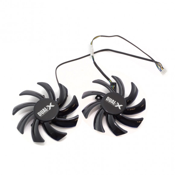 Вентилятор для видеокарты AMD Sapphire HD7850 (двойной) 4 pin