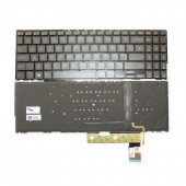 Клавиатура для ноутбука Asus ZenBook Flip 15 UX563, UX563F, UX563FD черная, с подсветкой