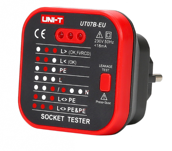 Тестре ошибок в проводке UNI-T UT07B-EU