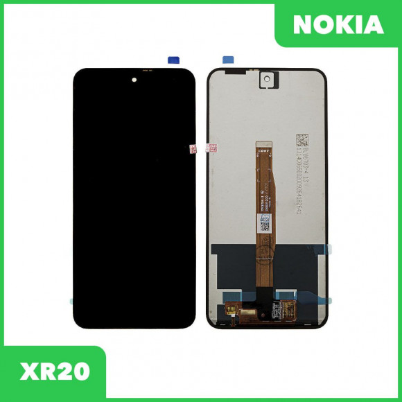 LCD дисплей для Nokia XR20 в сборе с тачскрином, Premium Quality, черный
