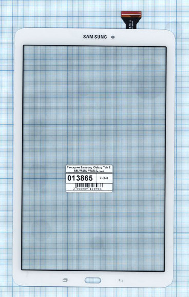 Сенсорное стекло (тачскрин) для Samsung Galaxy Tab E SM-T560, белое