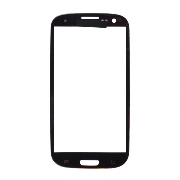 Стекло для переклейки дисплея Samsung Galaxy S3 (i9300) черный