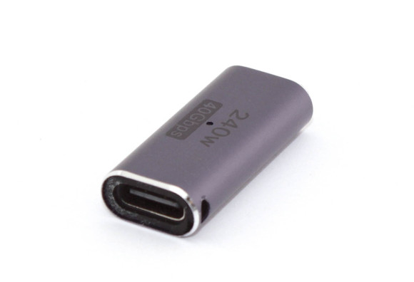 Переходник USB 4 Type C угловой тип 6