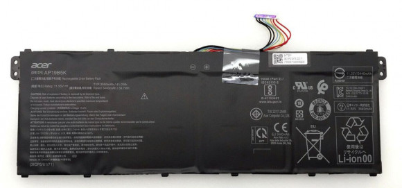 Аккумулятор (батарея) для ноутбука Acer Aspire 5 A315-59 (AP19B5K) 11.55V 3550mAh