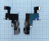 Шлейф разъема питания с аудио-разъемом для Apple iPhone 6, серый Шлейф разъема питания с аудио-разъемом для Apple iPhone 6, серый