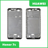Рамка дисплея (средняя часть) для Huawei Honor 7C (AUM L41), черная Рамка дисплея (средняя часть) для Huawei Honor 7C (AUM L41), черная