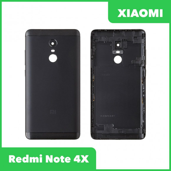 Задняя крышка корпуса для Xiaomi Redmi Note 4X, черная