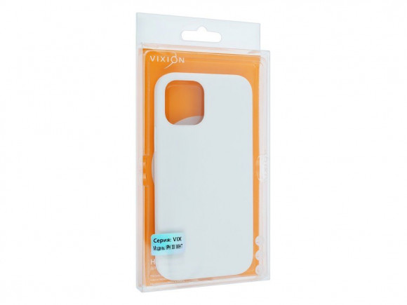 Накладка для Apple iPhone 12, 12 Pro, белый (Vixion)