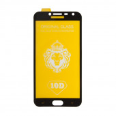 Защитное стекло для Samsung J4 Full Glue Original Glass 10D (желтая подложка)