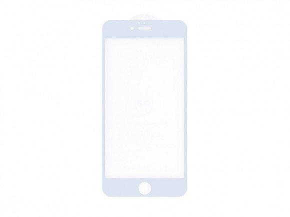 Защитное стекло 6D для Apple iPhone 6, белый (Vixion)