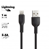 USB кабель Hoco X13 Easy Charging Lightning Charging Cable, 1 метр, черный USB кабель Hoco X13 Easy Charging Lightning Charging Cable, 1 метр, черный