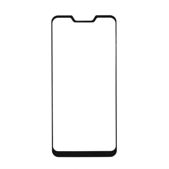 Защитное стекло "LP" для Asus ZenFone Max M2 (ZB632KL) Thin Frame Full Glue с рамкой 0.33 мм, 2.5D, 9H, черное