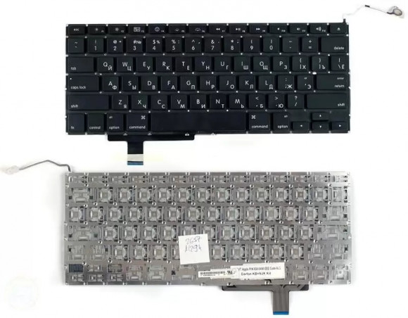 Клавиатура для ноутбука Apple B193 A1297, flat Enter