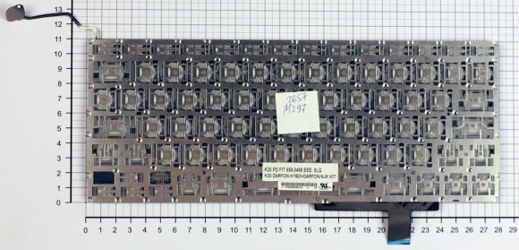 Клавиатура для ноутбука Apple B193 A1297, flat Enter Клавиатура для ноутбука Apple B193 A1297, flat Enter