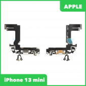 Системный разъем (разъем зарядки) для iPhone 13 mini, микрофон (белый) Системный разъем (разъем зарядки) для iPhone 13 mini, микрофон (белый)