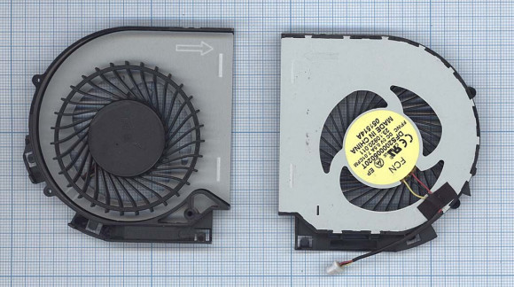 Вентилятор (кулер) для ноутбука Dell Inspiron 7737, 3-pin