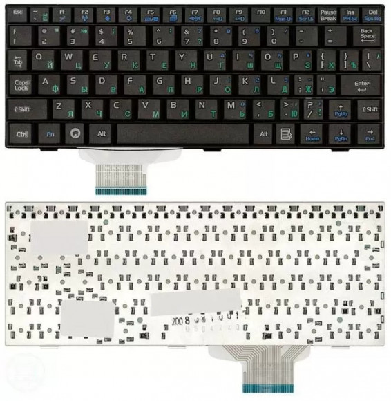 Клавиатура для ноутбука Asus Eee PC 700, 701, 900, 901, черная