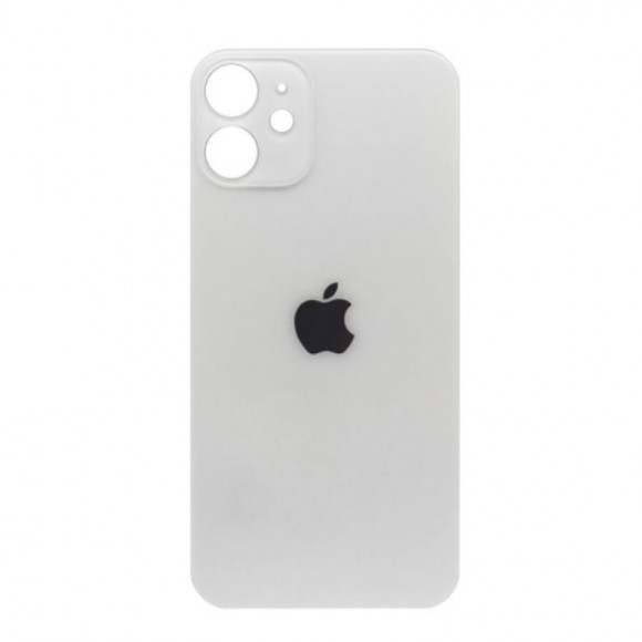 Задняя крышка (стекло) для iPhone 12 Mini (белая)