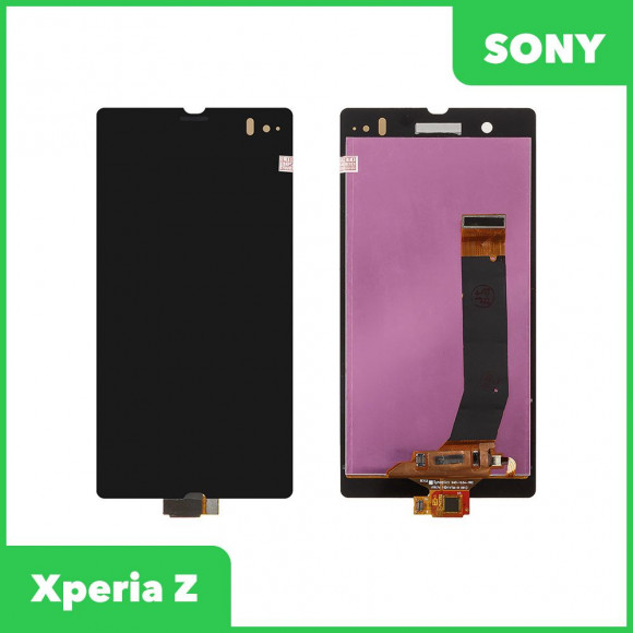 LCD дисплей для Sony Xperia Z C6602, C6603, L36h в сборе с тачскрином (черный)