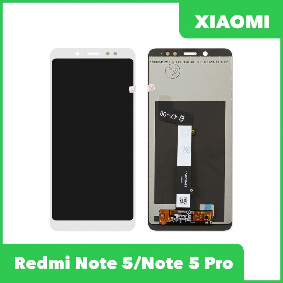 LCD дисплей для Xiaomi Redmi Note 5, Note 5 Pro в сборе с тачскрином (белый) Premium Quality