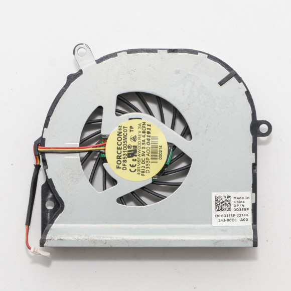 Вентилятор для ноутбука Dell 1569, 15Z (3 pin)