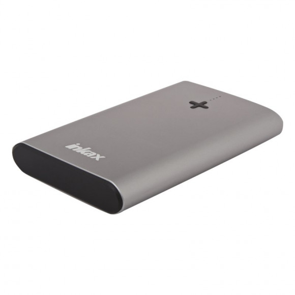 Внешний АКБ Power Bank inkax PV-22 Super Alloy 8000 mAh Li-Pol металлический корпус (серый)