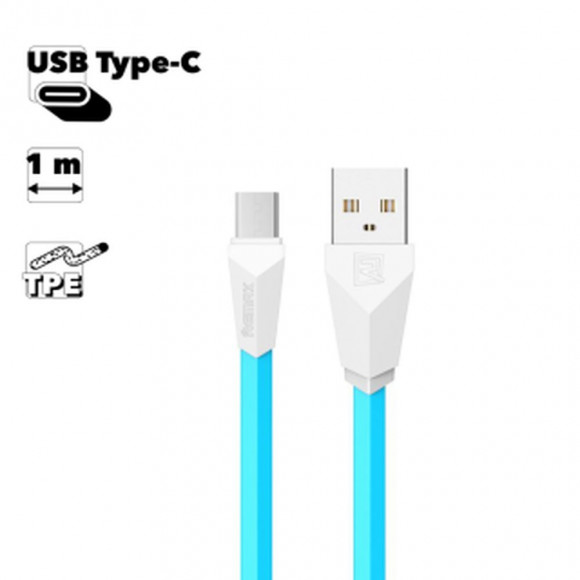 USB кабель Remax Alien Series Cable RC-030m MicroUSB, синий