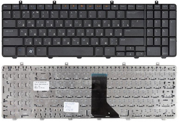 Клавиатура для ноутбука Dell Inspiron 1564, черная