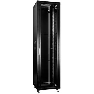 Cabeus SH-05C-47U60/80-BK Шкаф монтажный телекоммуникационный 19" напольный для распределительного и серверного оборудования 47U 600x800x2277mm ШхГхВ