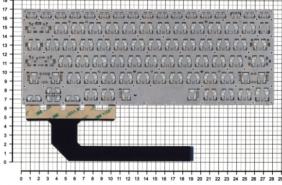 Клавиатура для ноутбука Asus ZenBook Flip S UX370UA, черная (подсветка в комплект не входит) Клавиатура для ноутбука Asus ZenBook Flip S UX370UA, черная (подсветка в комплект не входит)