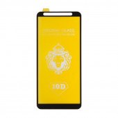 Защитное стекло для Samsung Galaxy A6 Plus 2018 (A605F) Full Glue Original Glass 10D (желтая подложка)