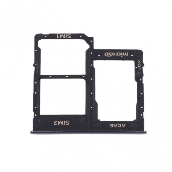 Держатель (лоток) SIM-карты для Samsung Galaxy A01 Core (A013F), черный
