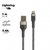 USB кабель Remax Sury 2 Series RC-064i Data Cable RC-064i Apple Lightning 8-pin, серебряный USB кабель Remax Sury 2 Series RC-064i Data Cable RC-064i Apple Lightning 8-pin, серебряный