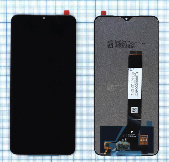 Дисплей для Xiaomi Poco M3 оригинал черный