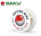 Леска (струна) для отделения защитныx стекол Baku BK-100м, 0.04мм Леска (струна) для отделения защитныx стекол Baku BK-100м, 0.04мм