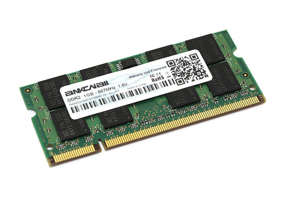 Модуль памяти Ankowall SODIMM DDR2 1ГБ 667 MHz PC2-5300 Модуль памяти Ankowall SODIMM DDR2 1ГБ 667 MHz PC2-5300