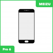 Стекло для переклейки дисплея Meizu Pro 6, черный Стекло для переклейки дисплея Meizu Pro 6, черный