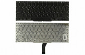 Клавиатура для ноутбука Apple MacBook  A1465 черная, плоский Enter Клавиатура для ноутбука Apple MacBook  A1465 черная, плоский Enter