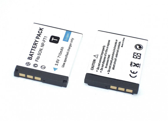 Аккумулятор NP-FT1 для фотоаппарата Sony Cyber-shot DSC-L1, 3.6В, 710мАч, Li-ion