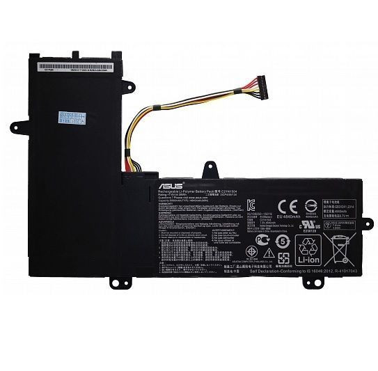 Аккумулятор (батарея) для ноутбука Asus Transformer TP200SA (C21N1504), 38Wh, 5000мАч, 7.6В, OEM