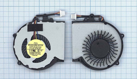 Вентилятор (кулер) для ноутбука Acer Aspire V5-132, V5-122, 4-pin