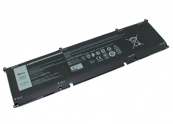 Аккумулятор (батарея) 69KF2 для ноутбука Dell Alienware m15 R3, 11.4В, 7167мАч