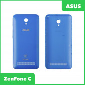 Задняя крышка корпуса для Asus ZenFone C (ZC451CG), синяя Задняя крышка корпуса для Asus ZenFone C (ZC451CG), синяя