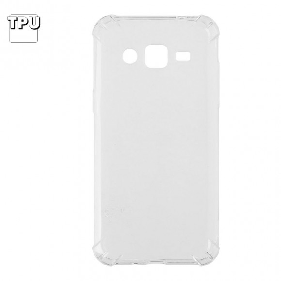 Силиконовый чехол "LP" для Samsung Galaxy J2 2018 (J250F) ударопрочный TPU Armor Case, прозрачный (европакет)