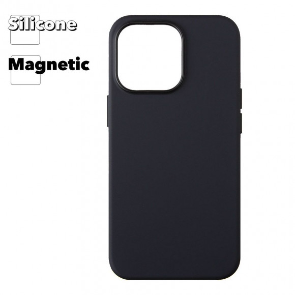 Силиконовый чехол для iPhone 13 Pro "Silicone Case" with MagSafe (Midnight)