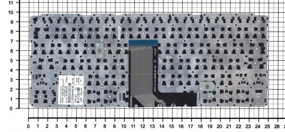 Клавиатура для ноутбука HP Pavilion Touchsmart 11 (11-e030sa), черная